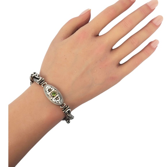 Sterling Silver Balinese Style Chain Bracelet #21172 - Picture 9 of 14